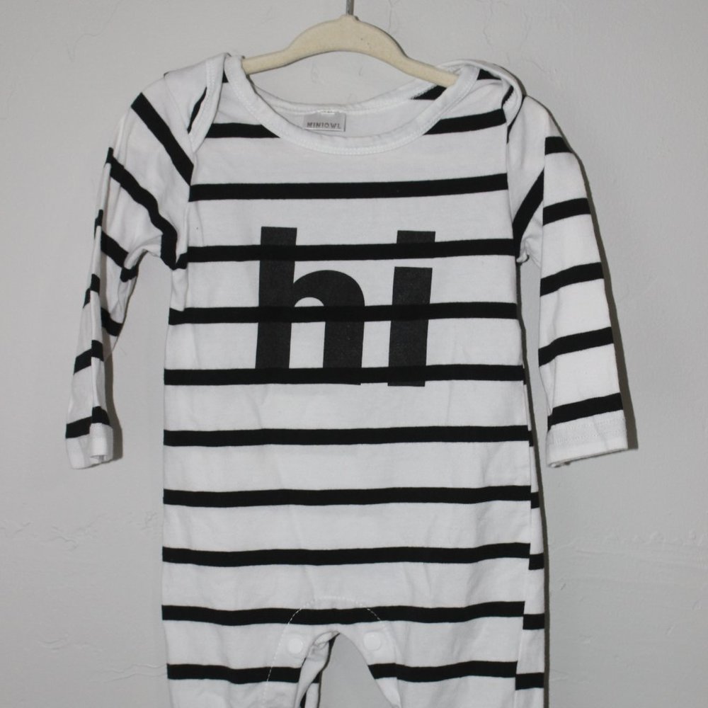 Basic Striped Long Sleeve Bodysuit